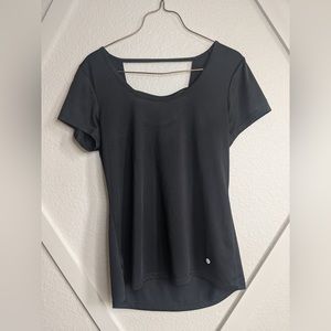 Black short sleeve top